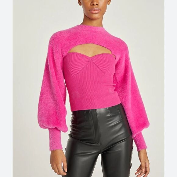 Amur Juliana Cut Out Knit Top - Picture 7 of 7